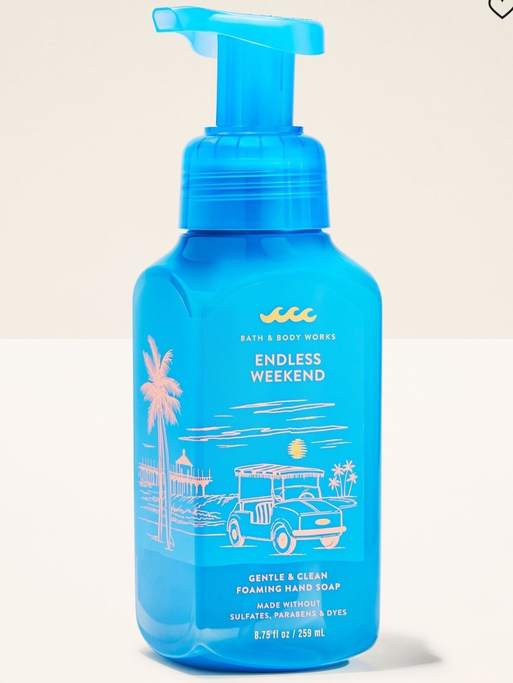 Bath & Body Works Endless Weekend Gentle Foaming Hand Soap 8oz NEW